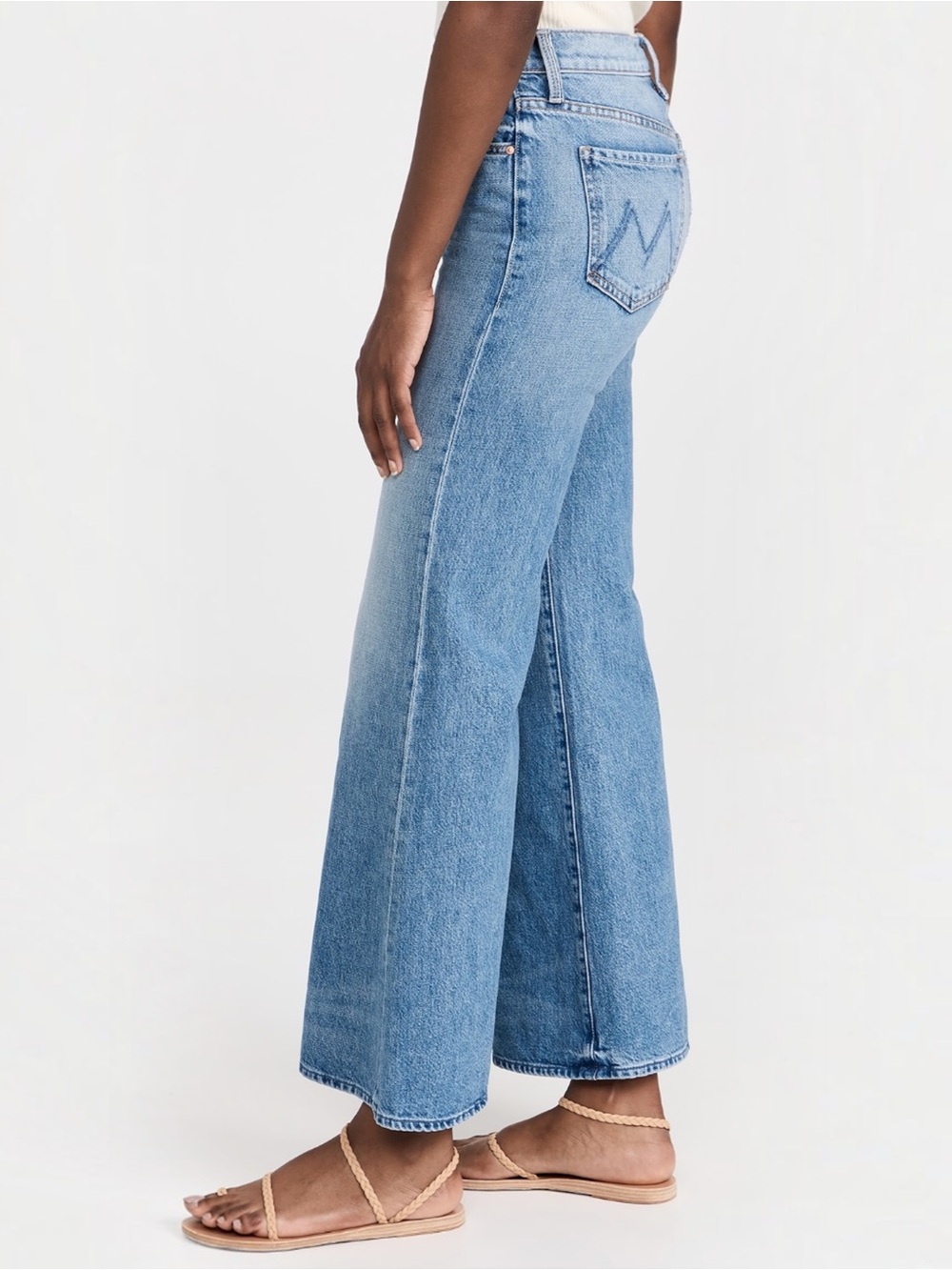 MOTHER Superior The Tomcat Roller Jeans Sz 29 Pretty Is As Pretty Does Wide Leg - Picture 8 of 16